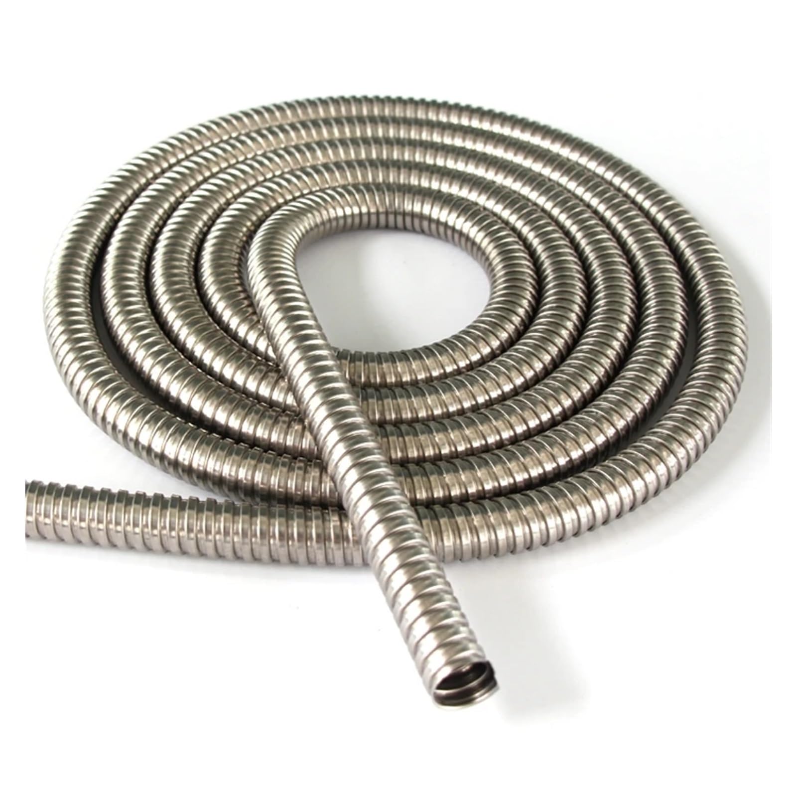 Manguera flexible de acero inoxidable con rosca metálica de 1 metro y 4-100 mm de diámetro interior, protección de manguito blando, accesorios de repuesto(Inner diameter 51mm)