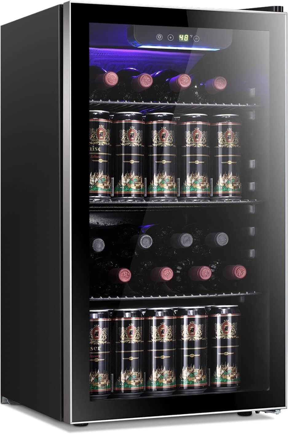 INAS90 3.2 cu ft Wine Cooler Black