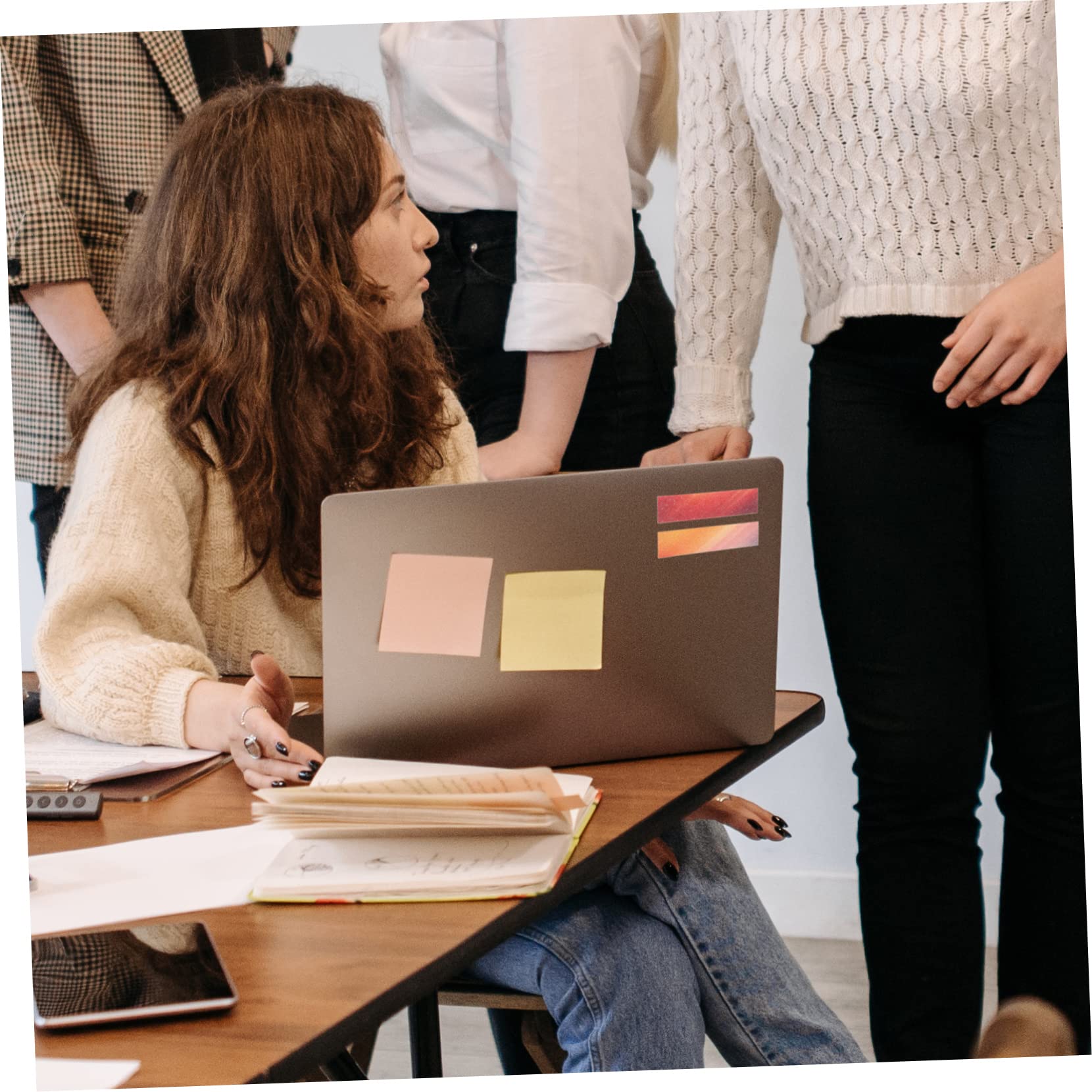 Toddmomy Reliever Calming Strips 18pcs Textured Adhesive Strips for Adults Reduction Decals Pressure Relief Paper