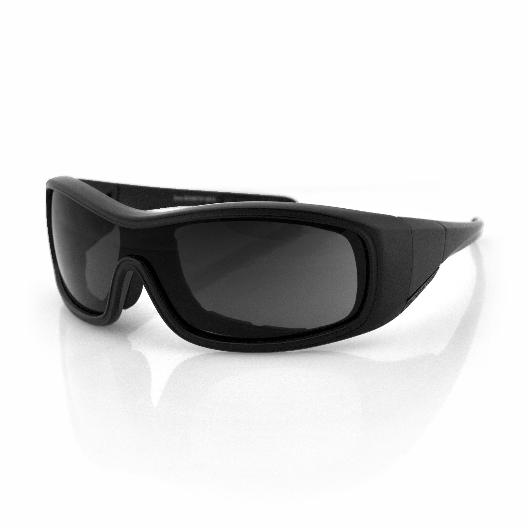 Bobster Eyewear BZANE101, Zone Convertible, Matte Black, Anti-fog Smoked Lens