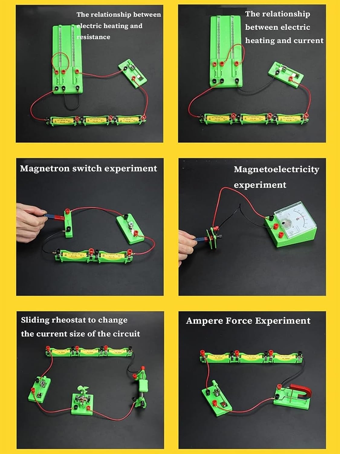Solar Fan Two-Way Traffic Light Electromagnetic Relay DIY Maglev Light Control Small Production DIY Electric Motor Joule's Law Double Pole Double Throw Switch Circuit Con