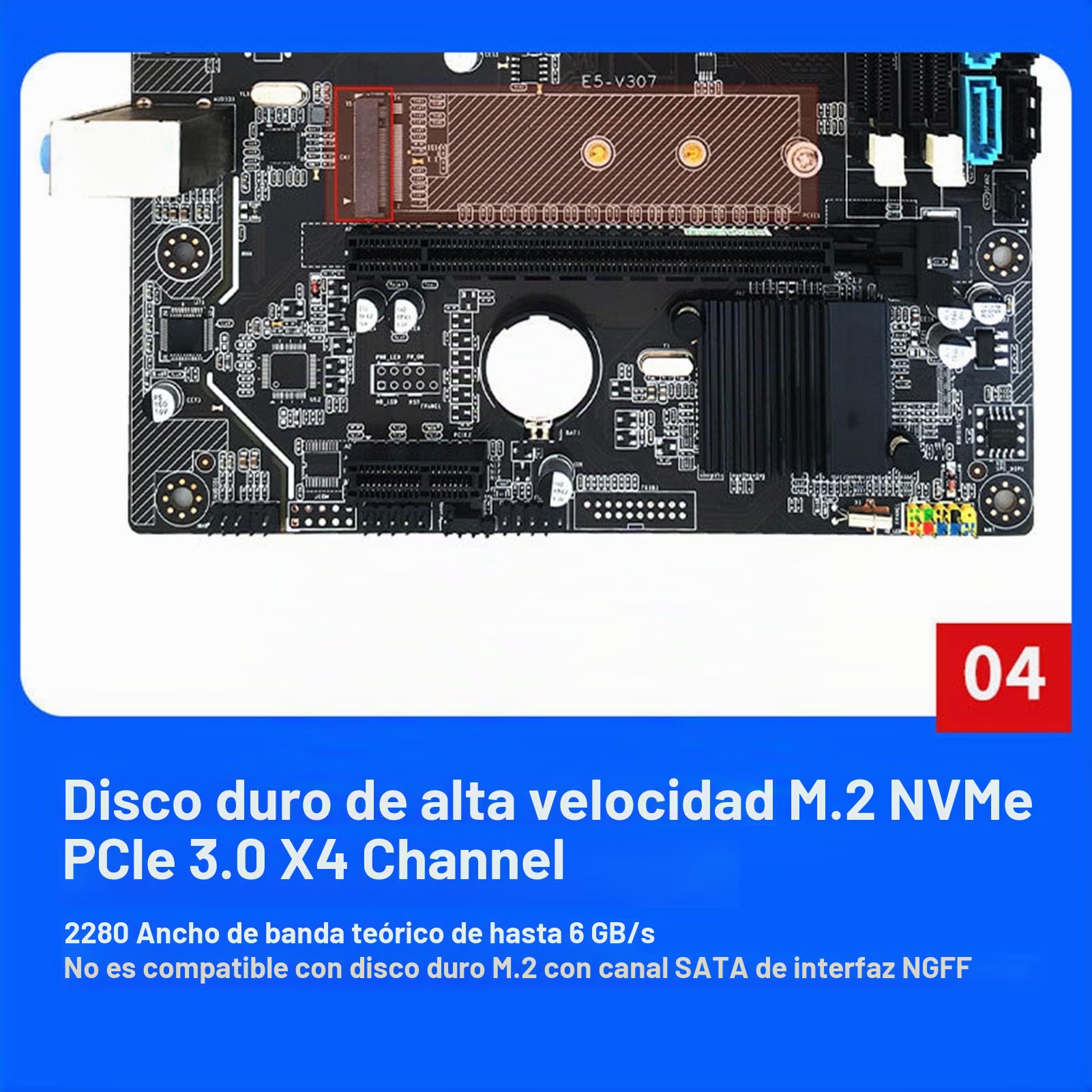 Socobeta Combo de CPU de Placa Base X79 con E5 2420, 6 Núcleos, 12 Hilos, Juego de Placa Base para PC para Juegos DDR3