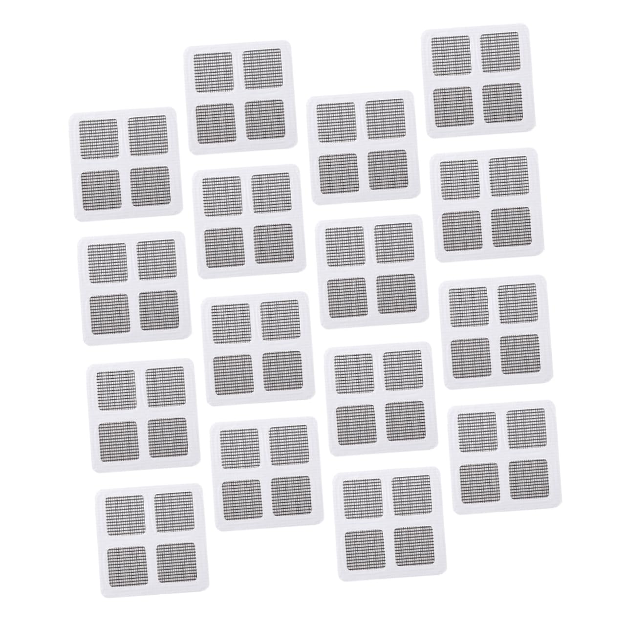 balacoo 30Sheets Window Screen Repair Patch Kit Adhesive Screen Repair Mesh for Doors Windows Durable Strong for Use