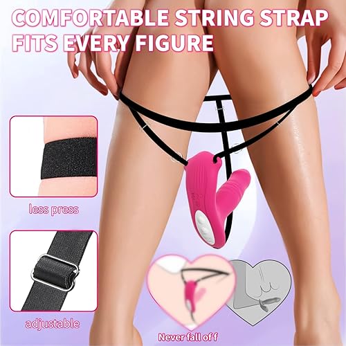 Miniatura 4 de Vibrador de bragas portátiles, juguete sexual con control de aplicación, vibradores de consolador de punto G para mujeres, estimulador de clítoris,