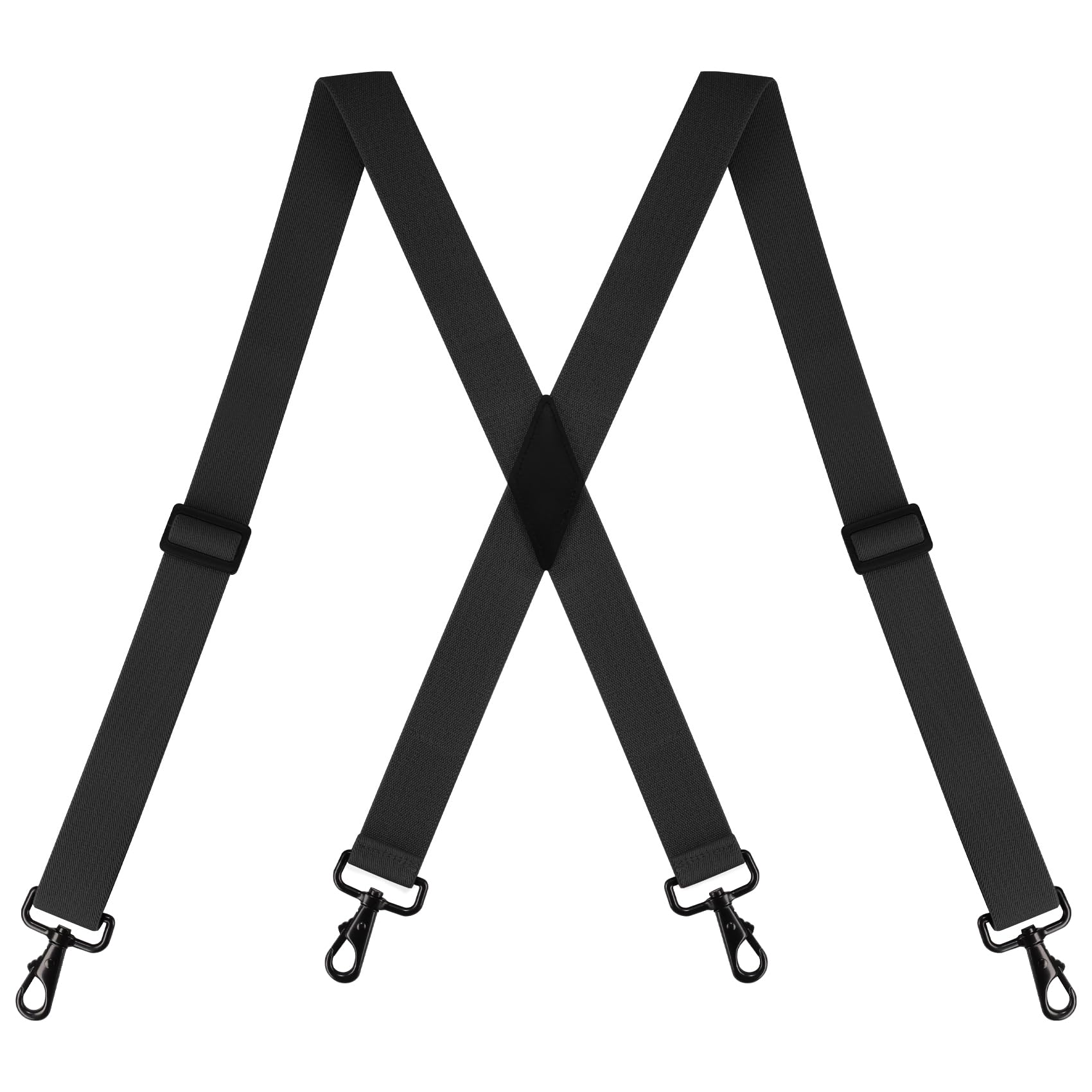 BoiLafiYon Suspenders for Men Heavy Duty, 1.4” Mens Suspenders for Jeans with 4 Snap Hooks Adjustable X Back