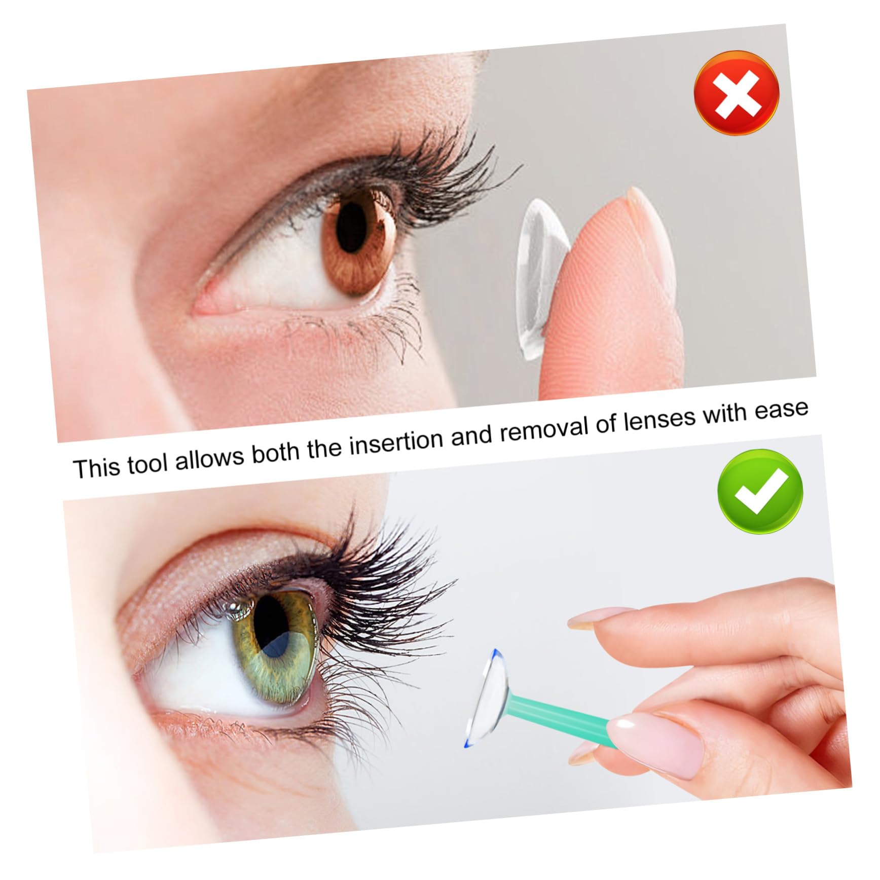 Healeved 75piezas Para Aplicar Lentes De Plunger De Para Inserción y Extracción De Lentes Para Portátil y Seguro