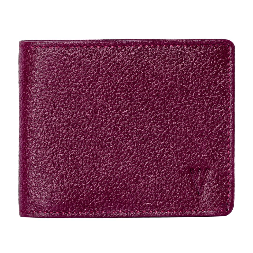 Yellow Leather Wallet for Men | RFID Blocking Mens Wallet | Ultra Strong Stitching | 8 Card Slots I 2 Currency Holders I Wallets Men Leather | 6 Months Warranty (Maroon)-image-16