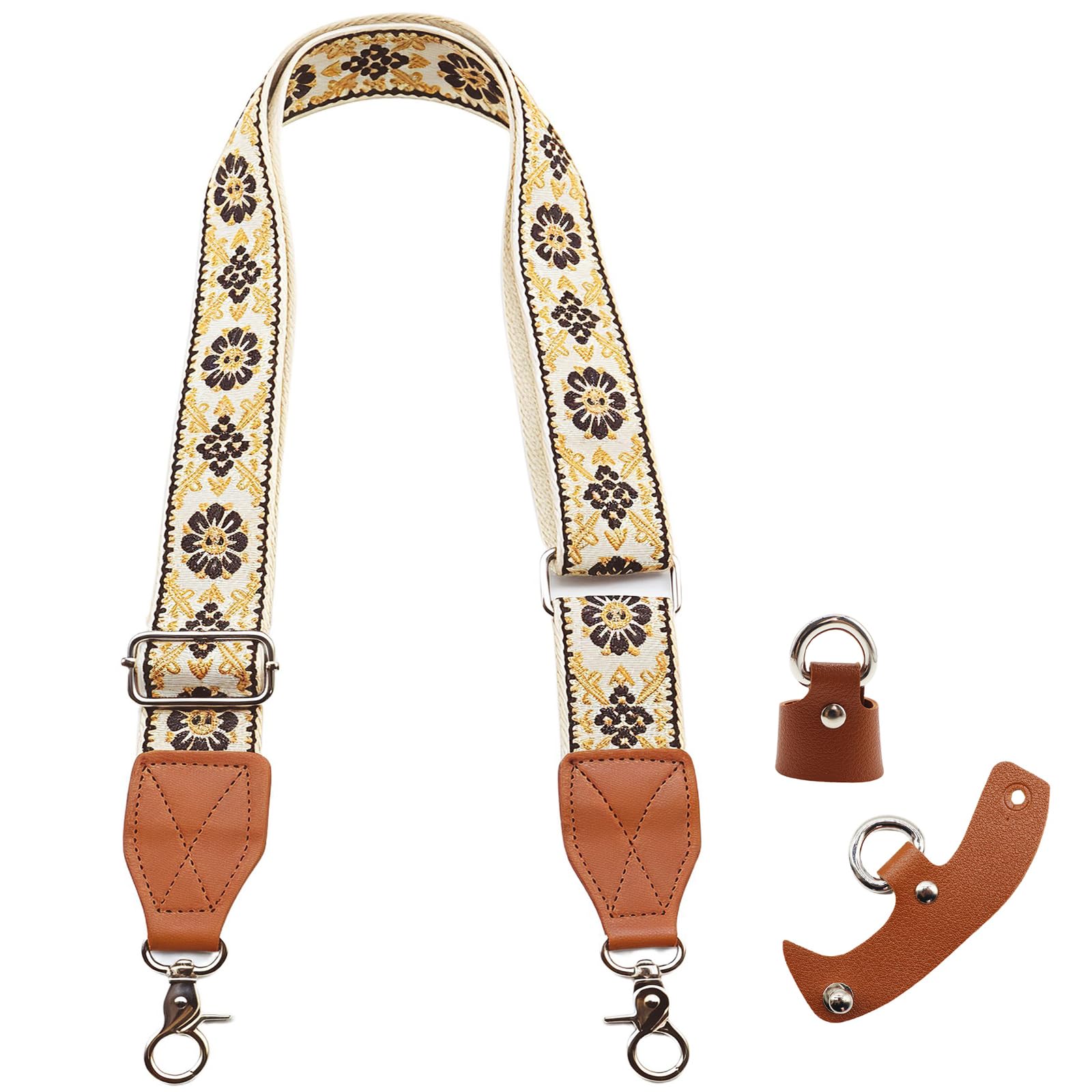 LEMEDE Purse Strap Replacement Crossbody 1.5" Wide Shoulder Strap Adjustable Straps Handbag Strap Replacement Belts