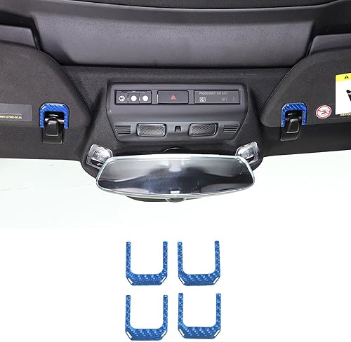 Espejo de tocador de maquillaje de automóvil para Chevrolet Corvette C8 Z06 2020-2024 accesorios de decoración de automóvil de fibra de carbono