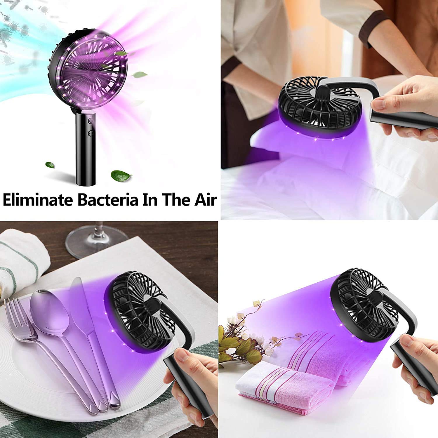 GMtes Sterilizzatore UV Portatile sterilizzatore a Raggi ultravioletti Multifunzione con sterilizzatore UV