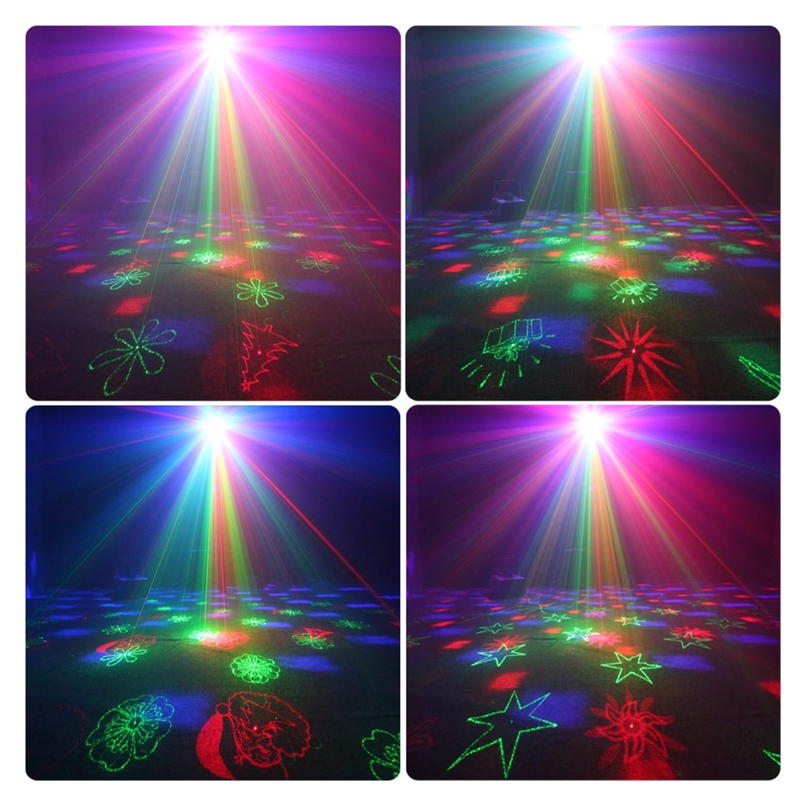 60 wzorów baterii oświetlenie dyskotekowe DJ Party R & G projektor RGB LED magiczna kula Bar sala taneczna efekt sceniczny lampa USB F2N6 Na imprezy i do klubów