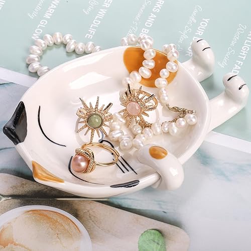 Miniatura 6 de Paquete de 4 soportes para cucharas y tapas, soporte para cuchara de cerámica de 5.5 pulgadas, apto para lavavajillas, soporte estable para