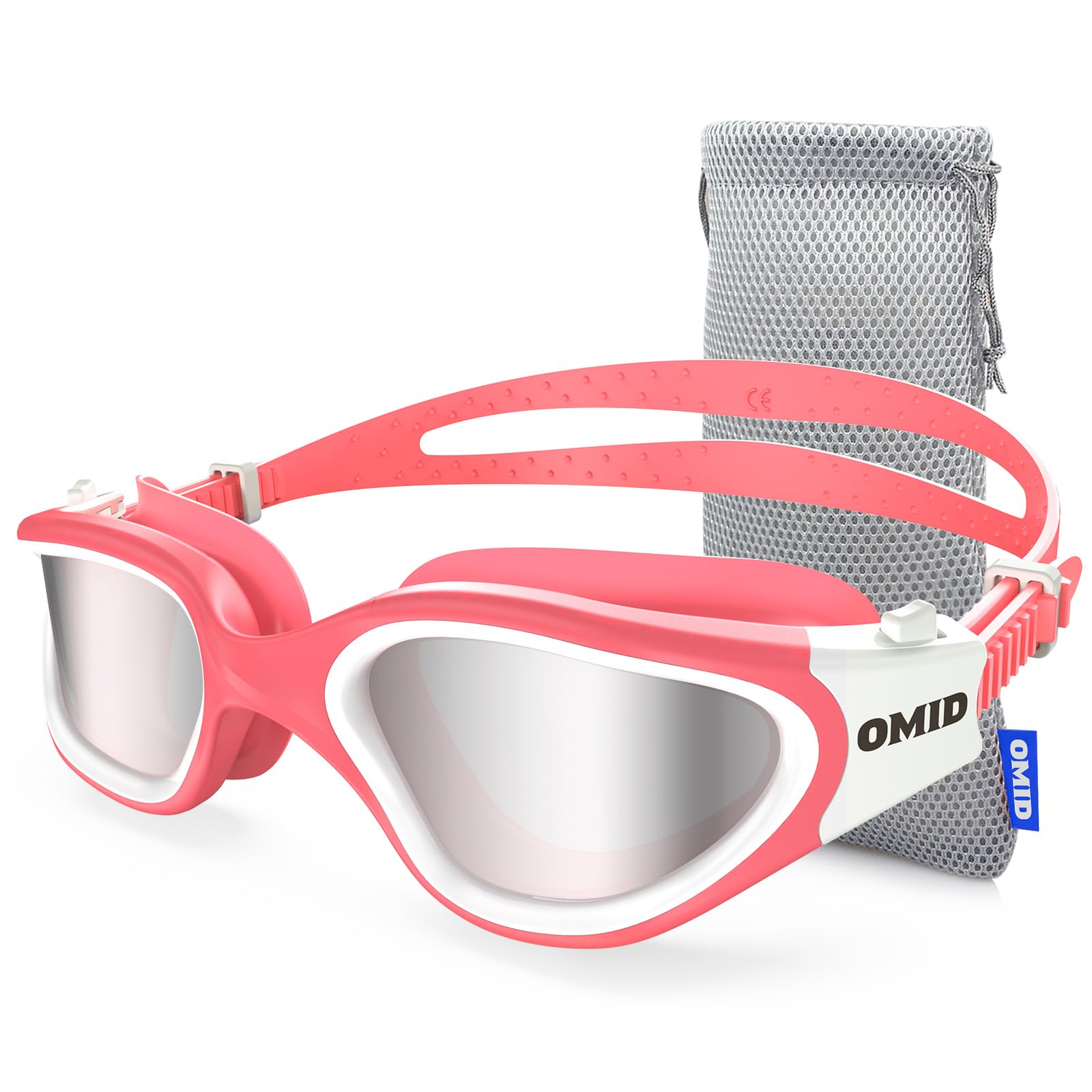OMID Schwimmbrille, P2 Komfortable Anti-Fog Schwimmbrille für Männer Frauen Erwachsene Jugend
