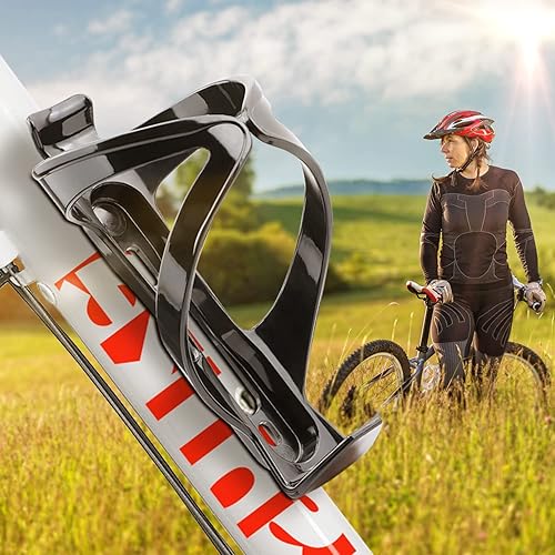Miniatura 3 de AIOUIERSCN Portabotellas para bicicleta, jaulas para botellas de agua, soportes ligeros para botellas, soporte para botellas para bicicletas de