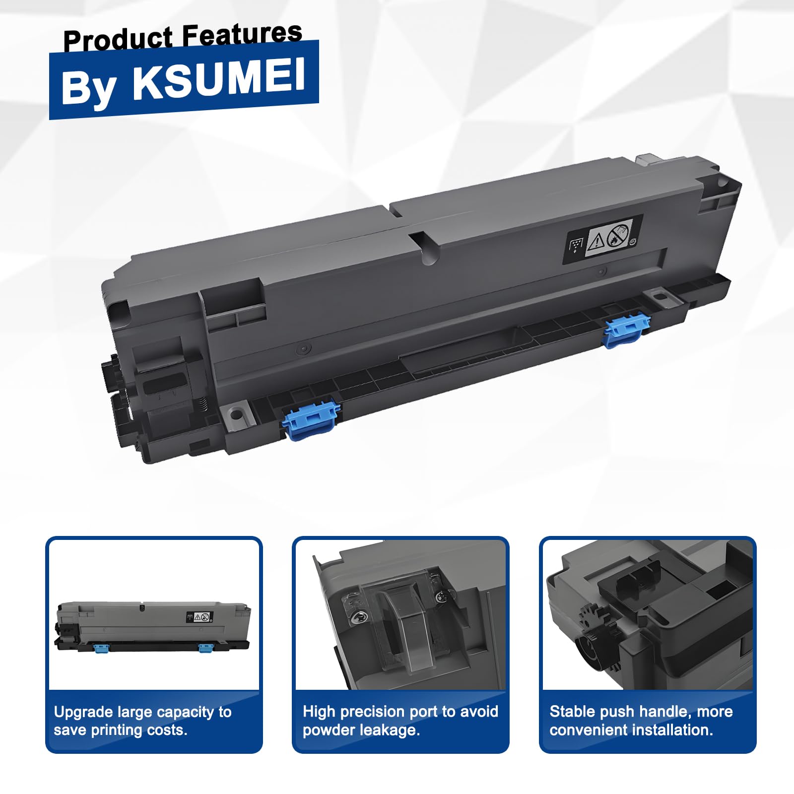 WX107 Waste Toner Box Replacement For Konica Minolta Bizhub Printers - High Capacity