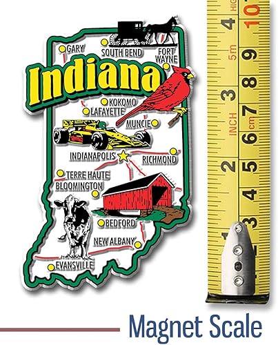 Miniatura 2 de Imán de mapa estatal jumbo