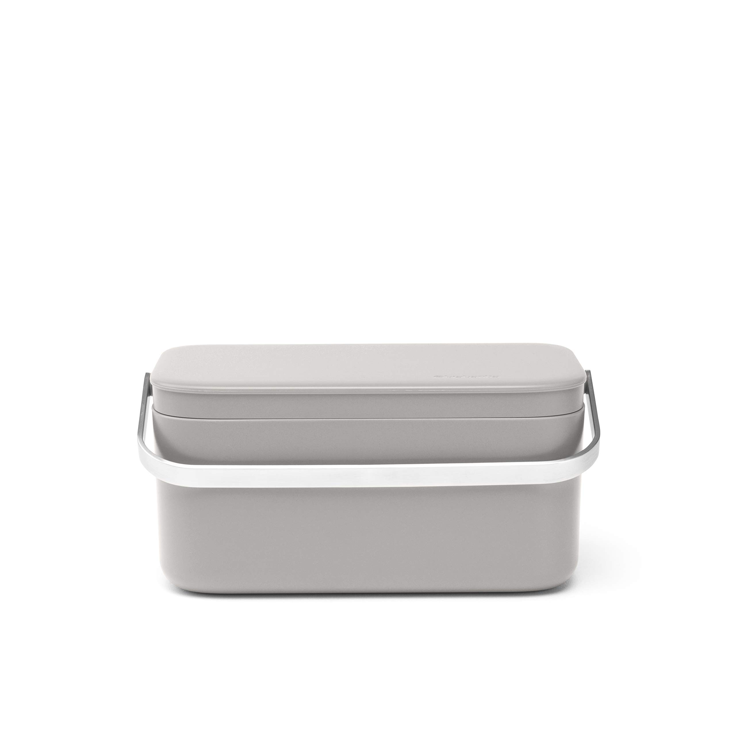 Brabantia Mild Grey Food Waste Caddy - Mid Grey