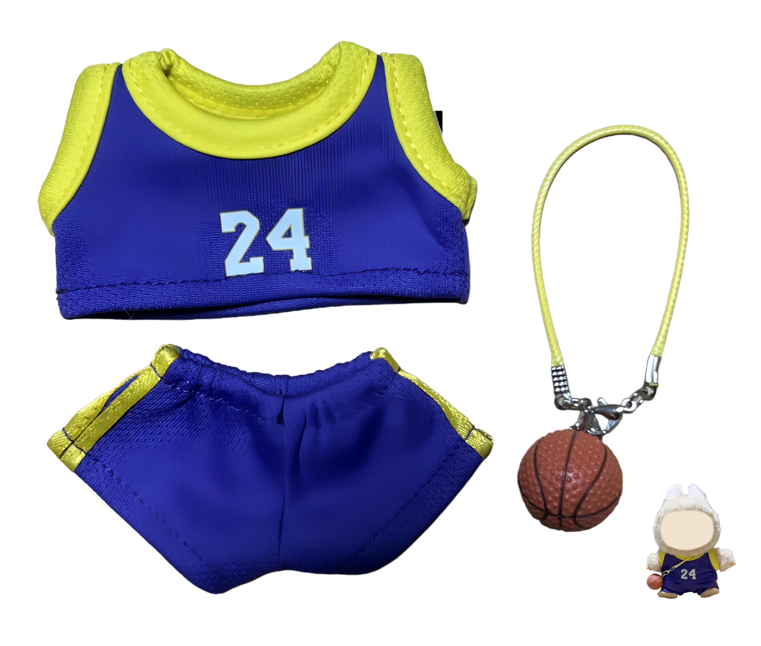 【Basketball Uniform Doll Clothing Series】 Basketball Uniforms Specially Designed for 17cm Dolls, Dolls Clothing Accessories ( No Dolls ) (NO.24) (