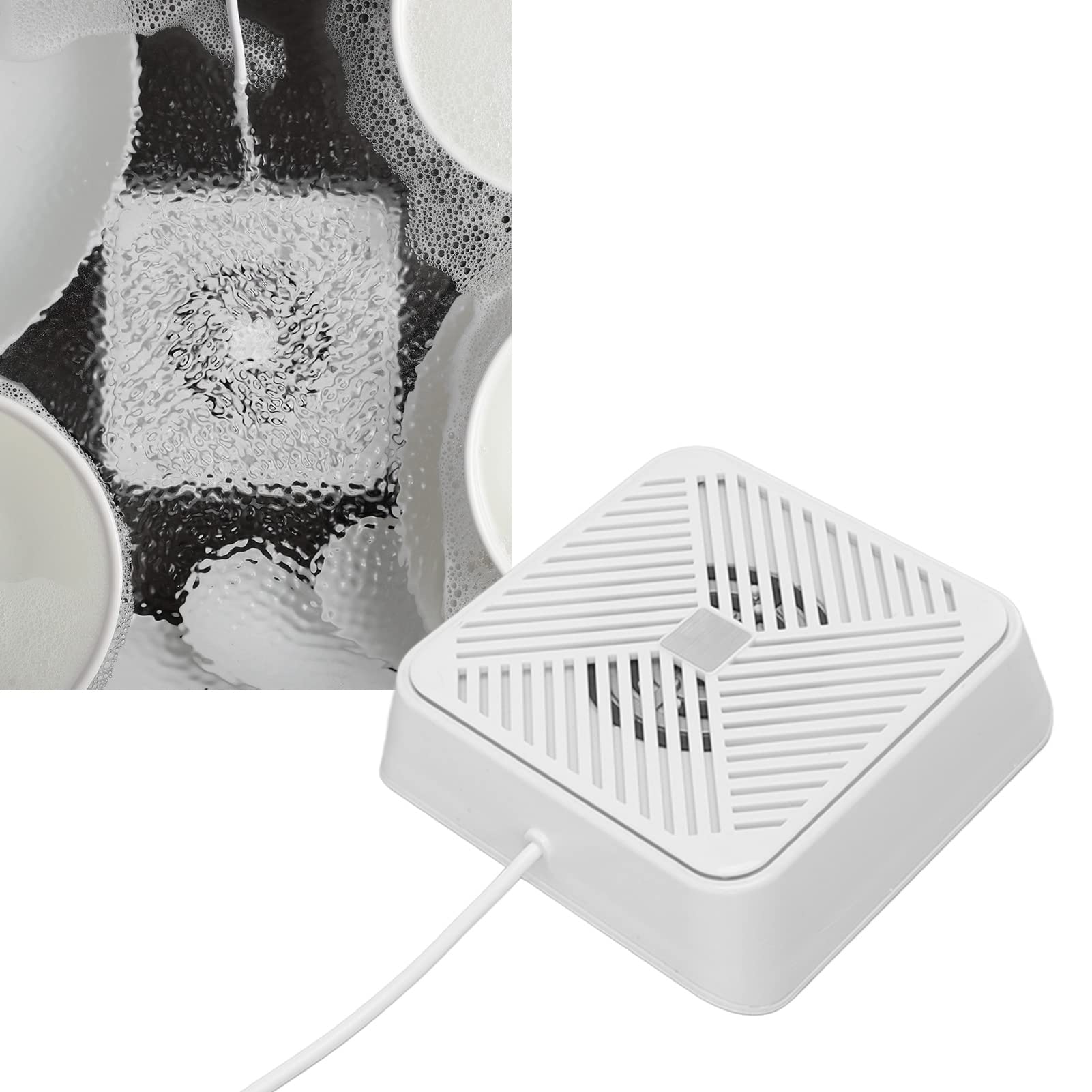 Fornitura per Domestica per Lavastoviglie USB Portatile Ad Ultrasuoni (WHITE)