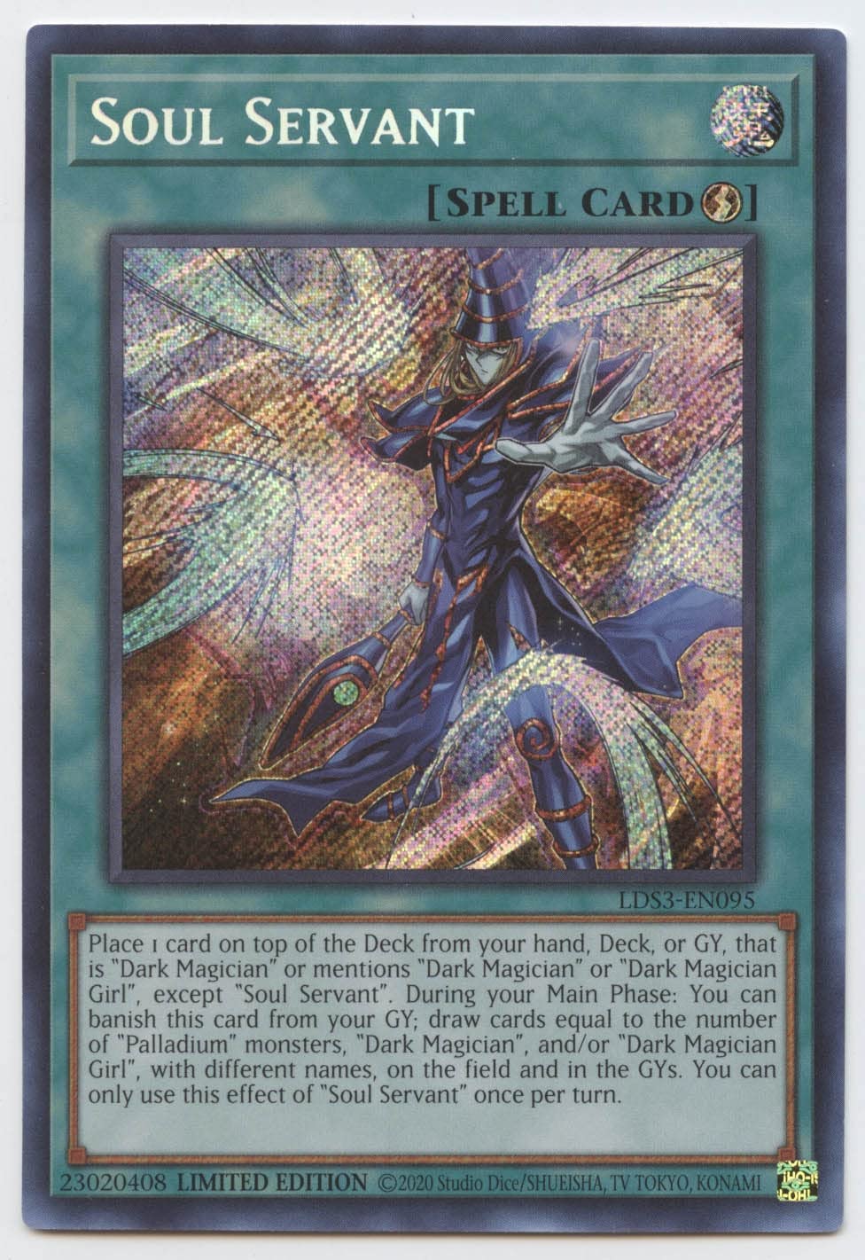 Yu-Gi-Oh! Soul Servant - LDS3-EN095 - Secret Rare