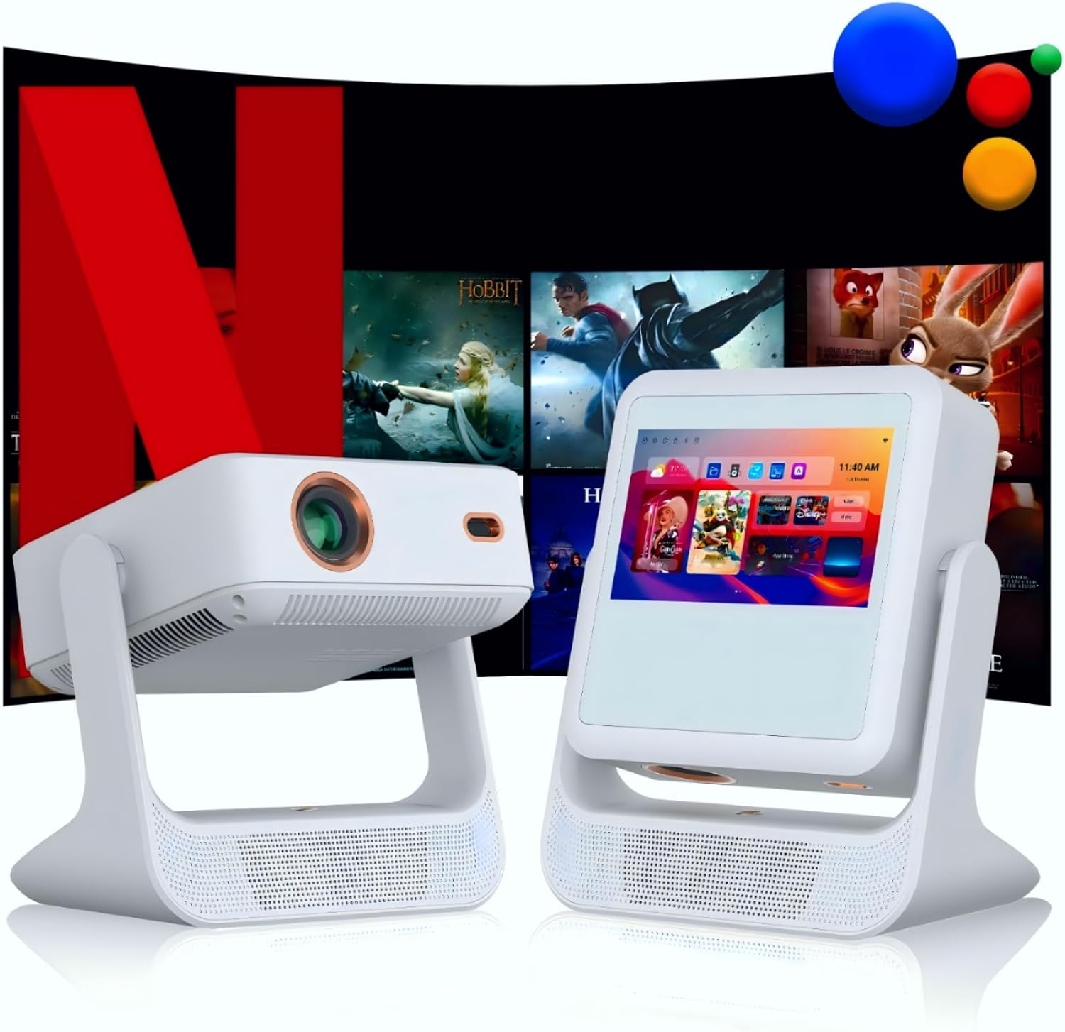 TouchScreen Smart Portable Projector,A2Pro...