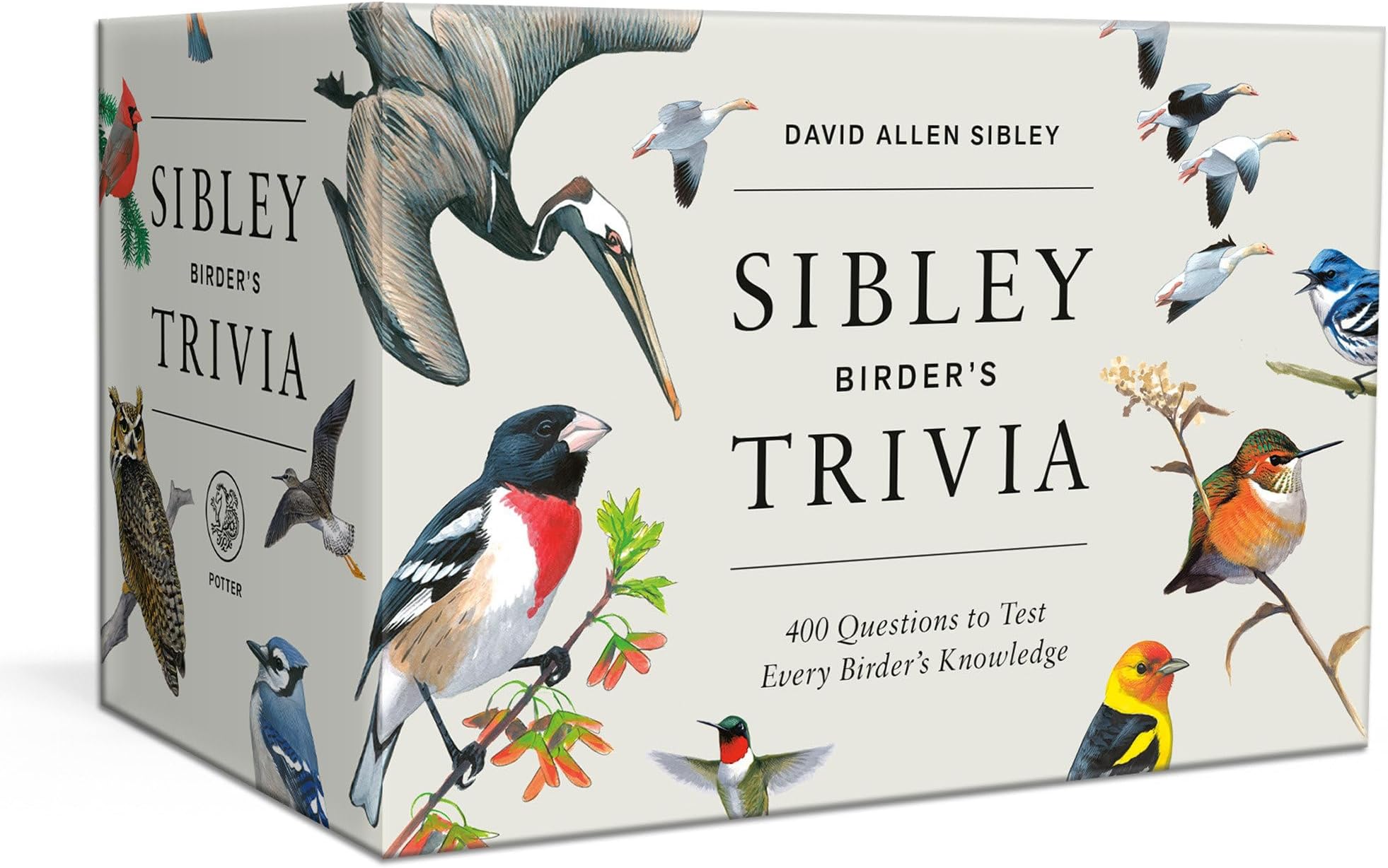 Sibley Birder's Trivia: A Card Game: 400 Questions to Test Every Birder's Knowledge (Ultimate Trivia Card Games)