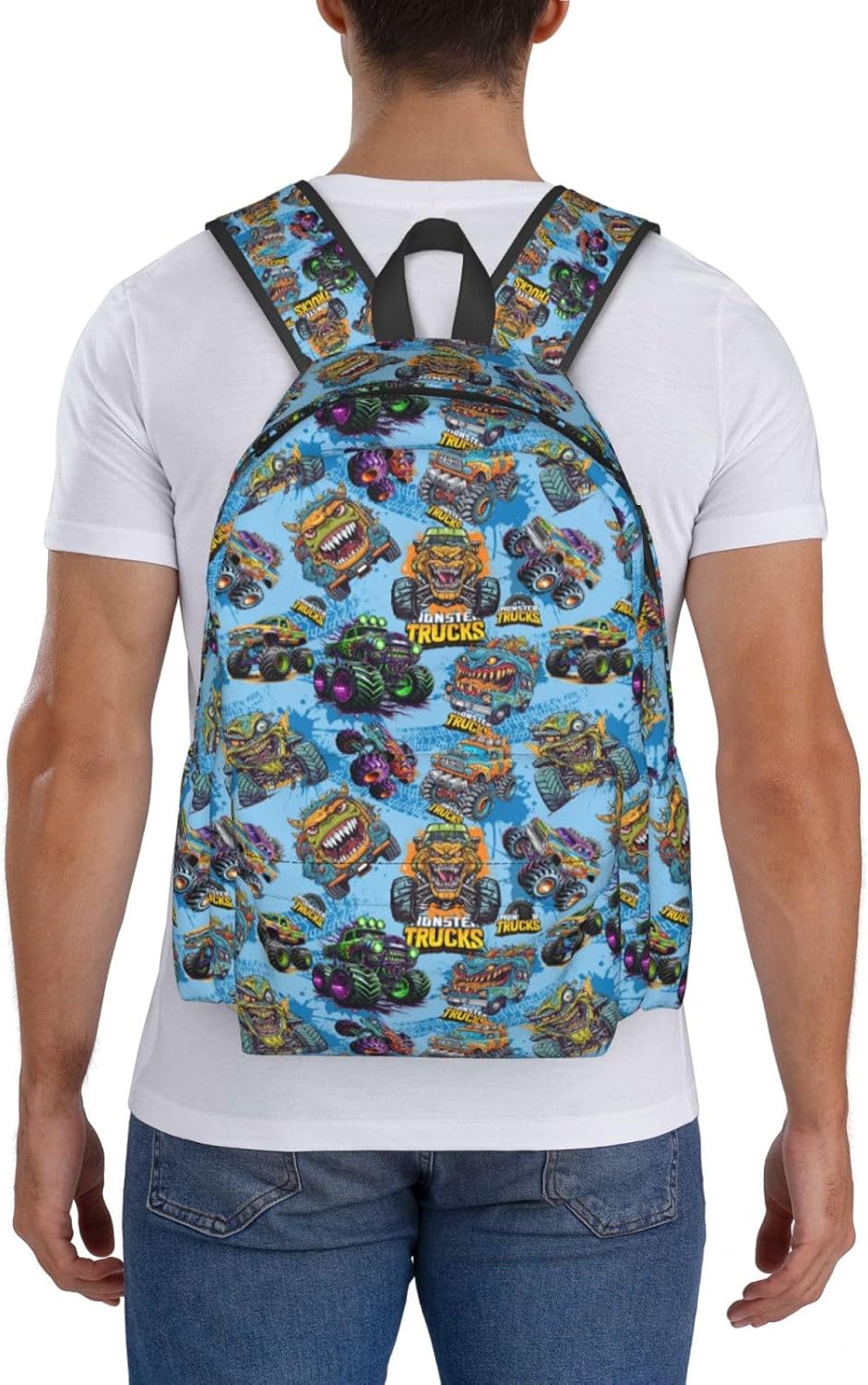 monster truck Backpacks, Laptop Backpacks Hiking Backpacks, Outdoor Lightweight Backpack.