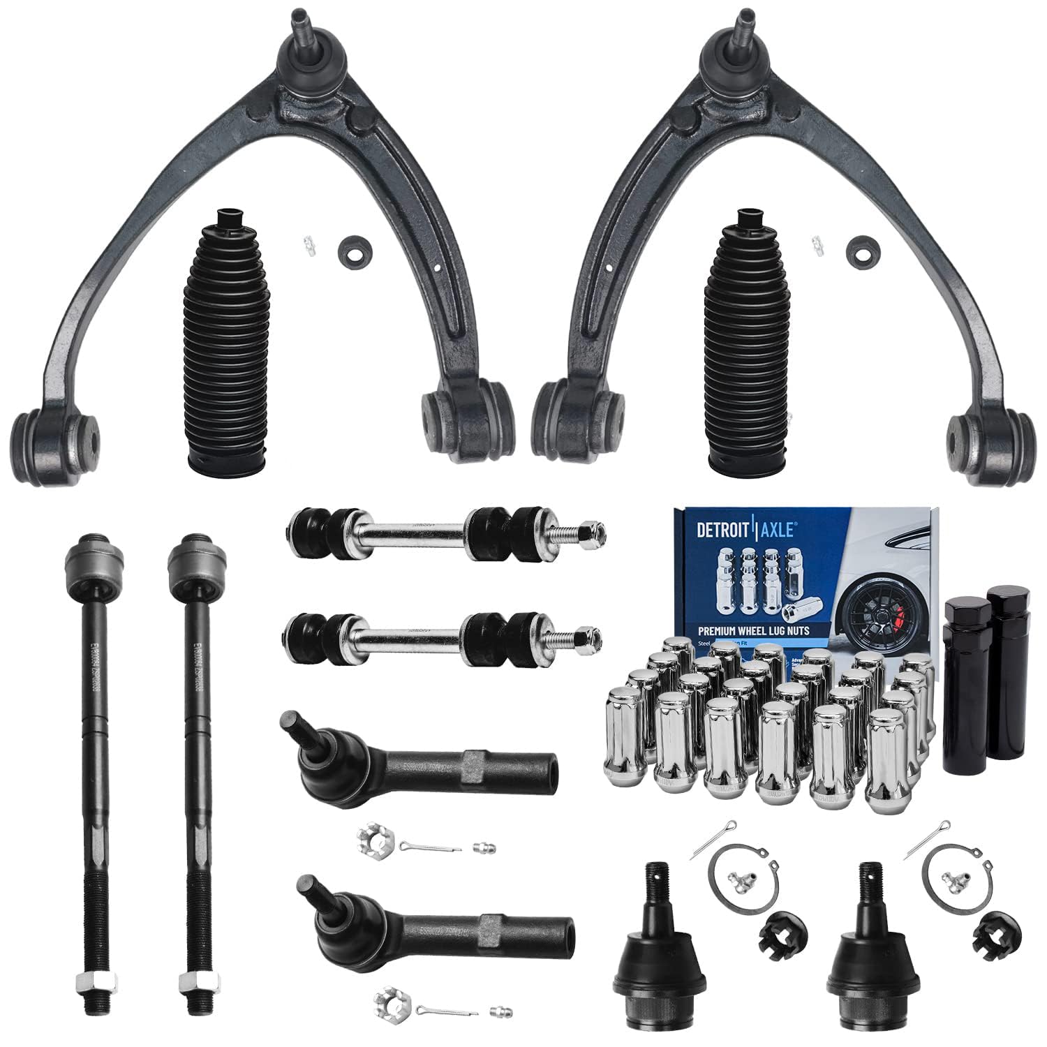Detroit Axle - Front End Kit for 07-13 Chevy Silverado 1500 GMC Sierra 1500