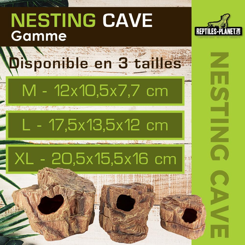 Reptiles Planet - Nesting Cave XL - Nid de Ponte - 20,5 x 15,5 x 16 cm