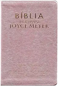 BÍBLIA DE ESTUDO JOYCE MEYER | NVI | LETRA MÉDIA | CAPA ROSA