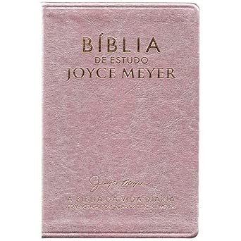 BÍBLIA DE ESTUDO JOYCE MEYER | NVI | LETRA MÉDIA | CAPA ROSA