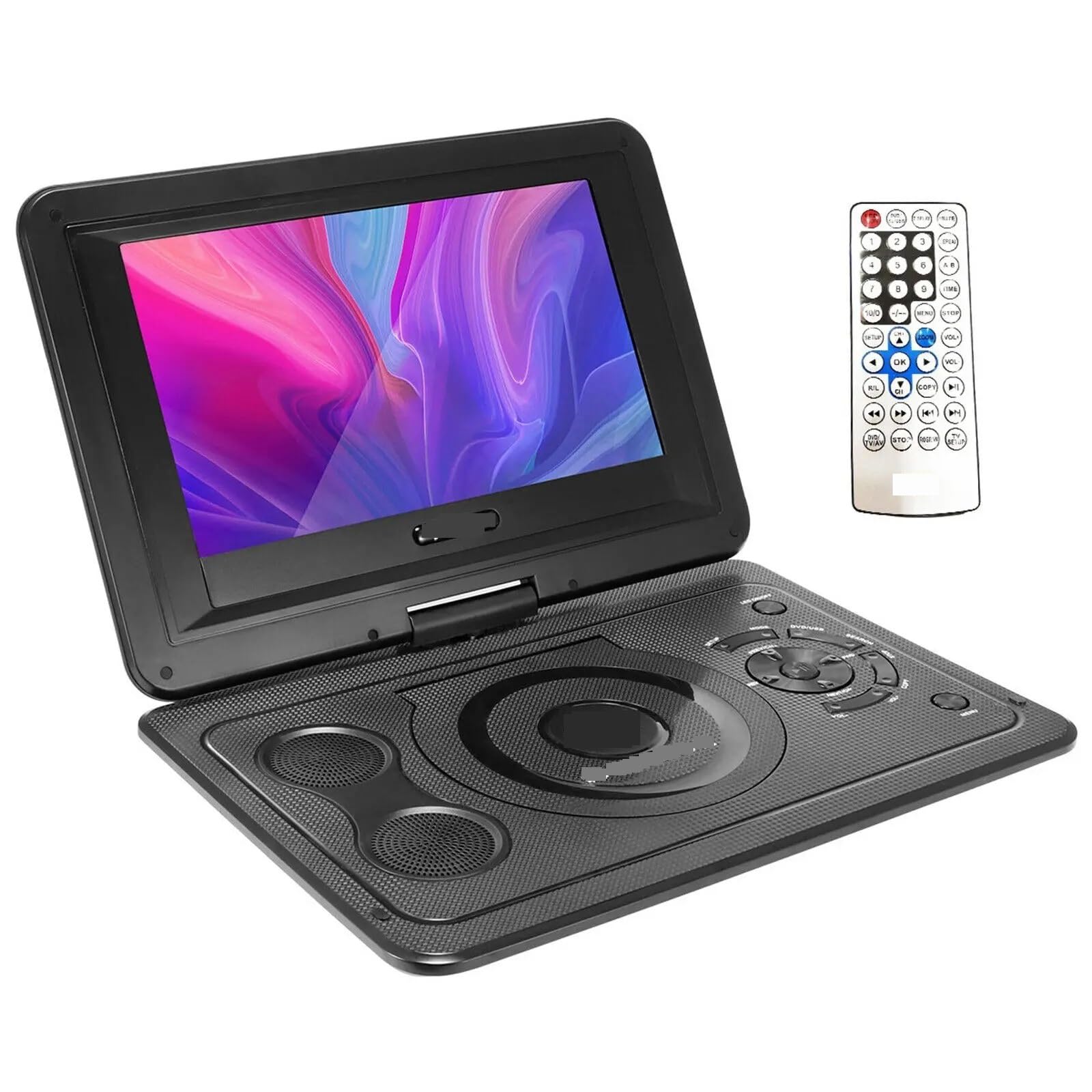 13,9 Pouces de Port USB de Lecteur DVD Portable écran pivotant à Rotation de 270 degrés