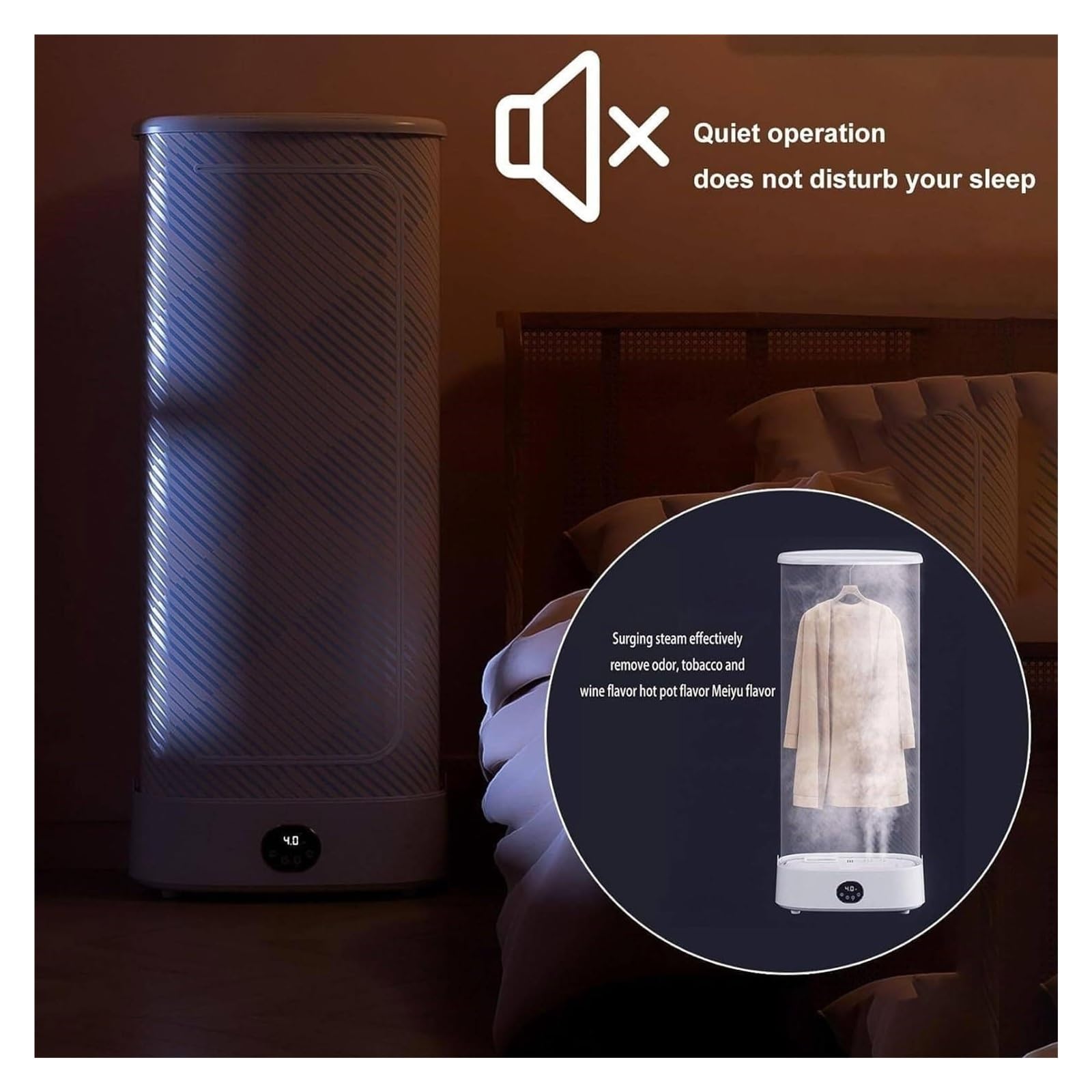 Planchado y plegado automático de hierro de 1000W con función de vapor para ropa y tejidos