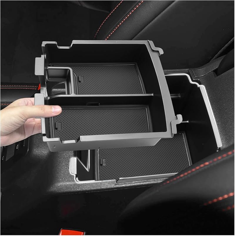 Organizador de Console Central em 2 Camadas SXCY para Ford Bronco 2025 e 2026, 4 Portas com Câmbio Automático