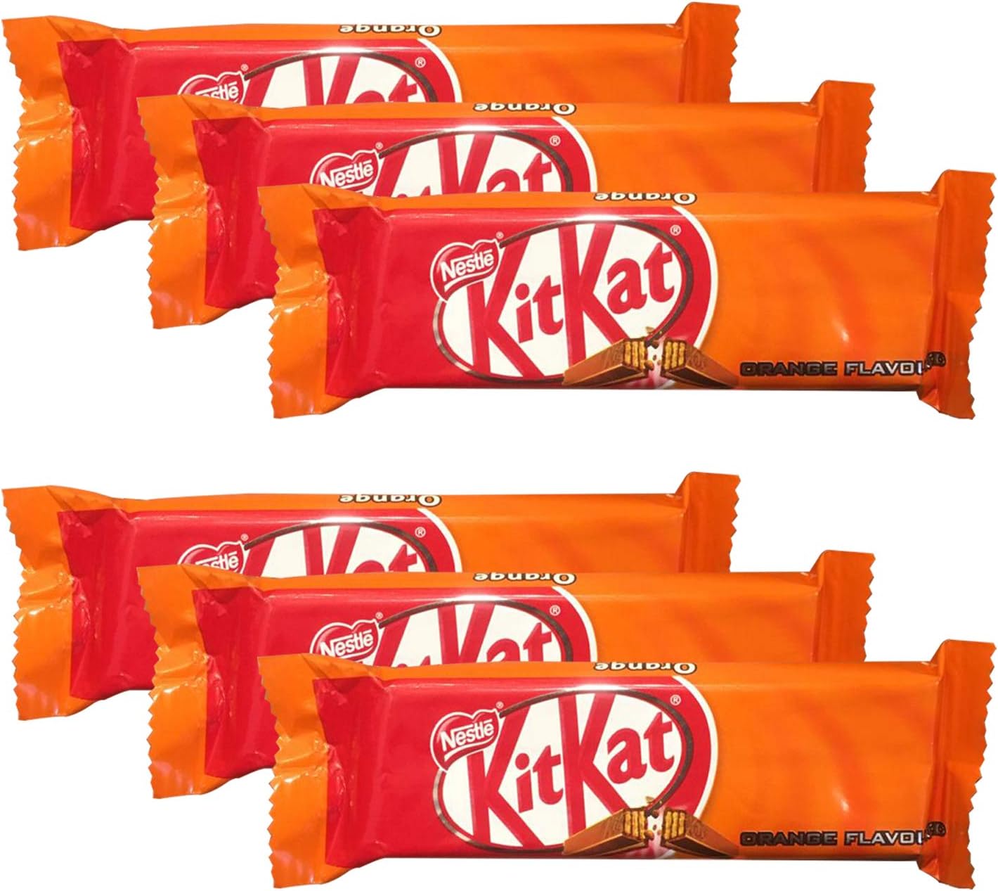 Nestle KitKat Orange Flavoured, 6 Pack, 6 X 20.7 g