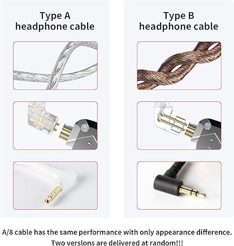 Miniatura 8 de Kinboofi KZ ZS10 Pro IEM - Monitor de oído, 4BA 1DD KZ Auriculares Multi Driver in Ear Earphone IEM, KZ Earphone, Monitor en el escenario para