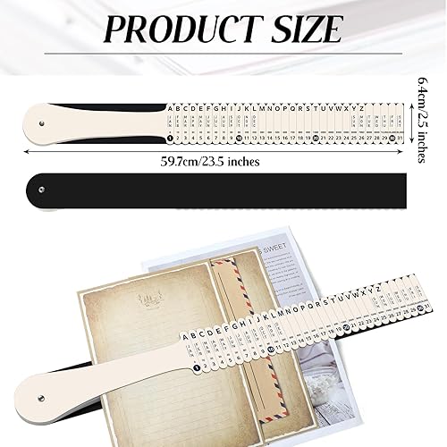 Miniatura 3 de PerKoop 1 juego de clasificador de documentos de plástico multiusos, organizador de archivos alfabético, compacto y vertical que ahorra espacio para