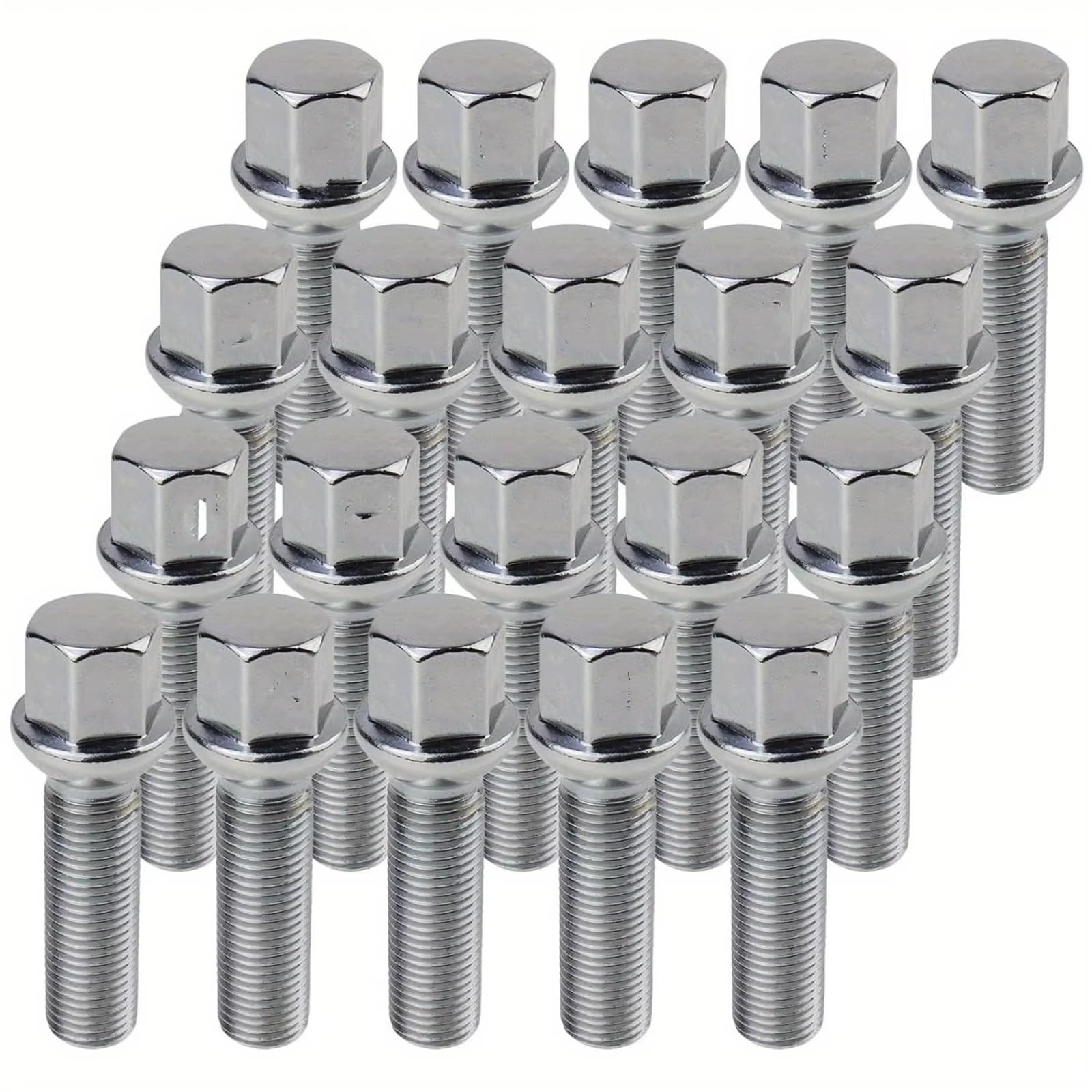 Bulloni ruota auto Compatibile Con Benz Per GL Level X164 2006 2007 2008 2009 2010 2011 2012 Set Da 20 Dadi Per Cerchi In Lega In Acciaio Per Auto OEM: 2204010270
