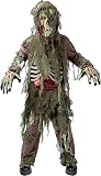 Spooktacular Creations Swamp Deluxe Skeleton Living Dead Zombie Kost&uuml;m f&uuml;r Halloween Kids Monster Rollenspiel-XXL