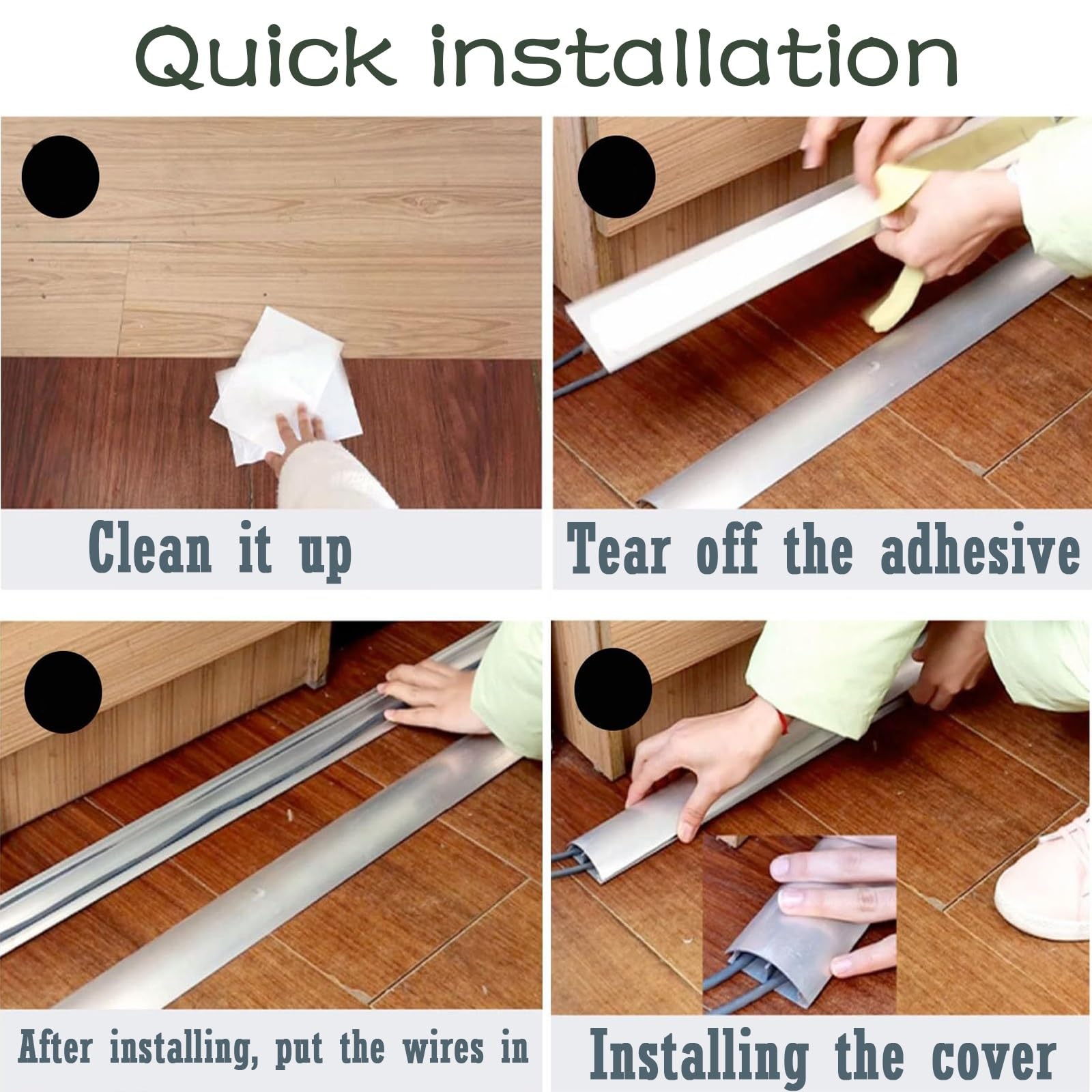calpestabile passacavi Canalina Per Cavi In ​​lega Di Alluminio, Per Cavi Da 30 40 55 75 100 112 Mm Di Larghezza Verniciabile, Gestione Dei Cavi Per Evitare(L W H 180cm x 100mm x 30mm)