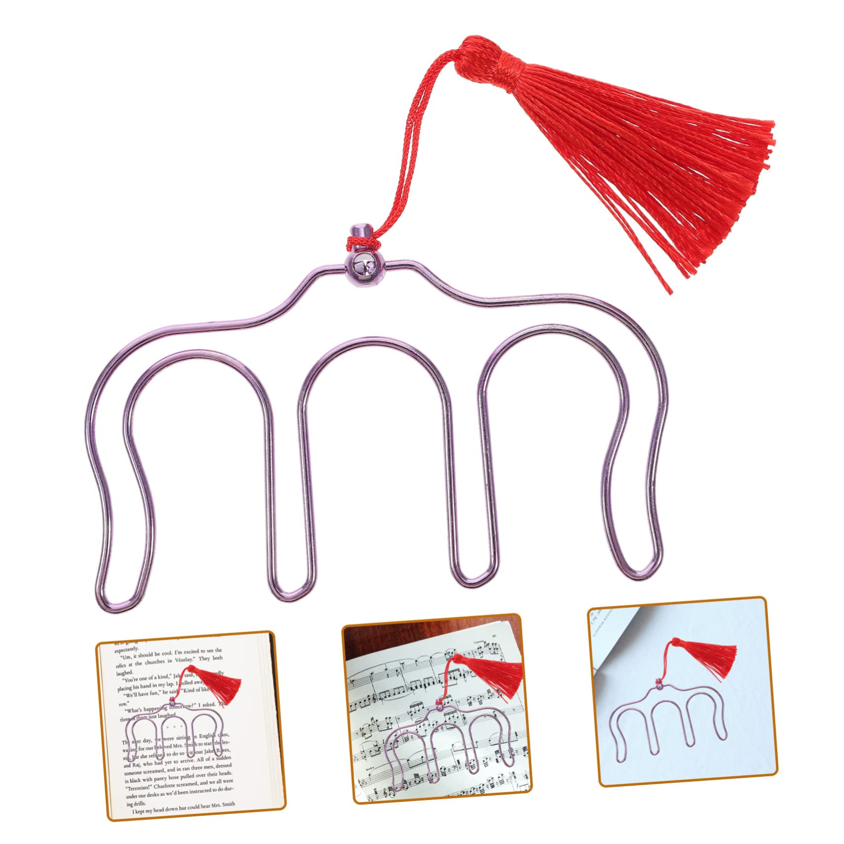 HEMOTON 10 Pezzi Foglio Pianoforte Spartito Clip Segnalibro Musicale Tastiera Leggio Nota Musicale Morsetto Libro Di Musica Clip Pratica Memo Clip Spartito Morsetto Libro Di Violino Clip