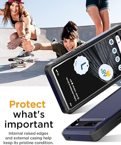 Miniatura 10 de AICase Funda para Google Pixel 7, resistente protección contra caídas, cuerpo completo, resistente a los golpes, a prueba de polvo, multicapa,