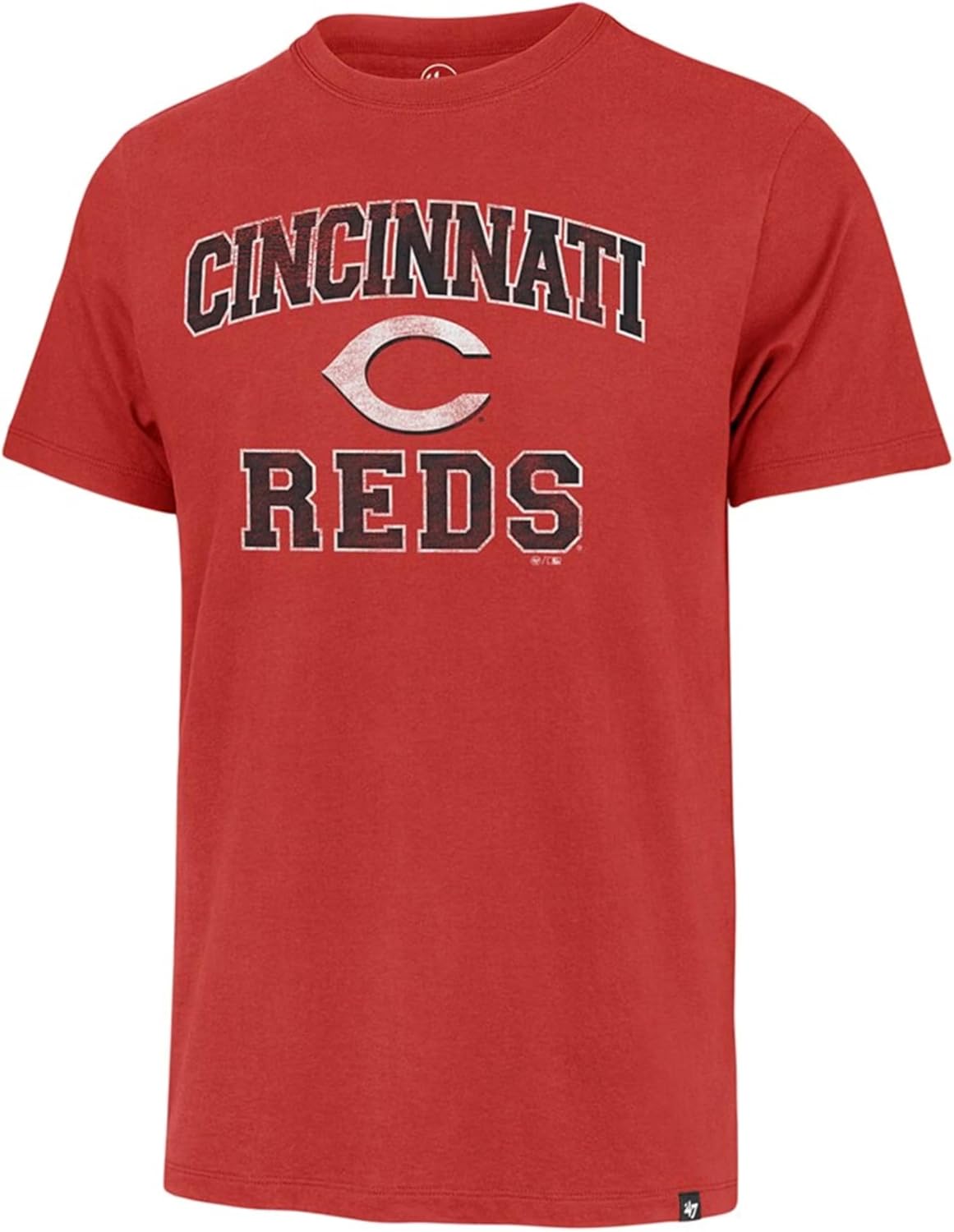 47 Brand MLB Men's Team Color Union Arch Franklin Primary Logo Short Sleeve Baseball T-Shirt