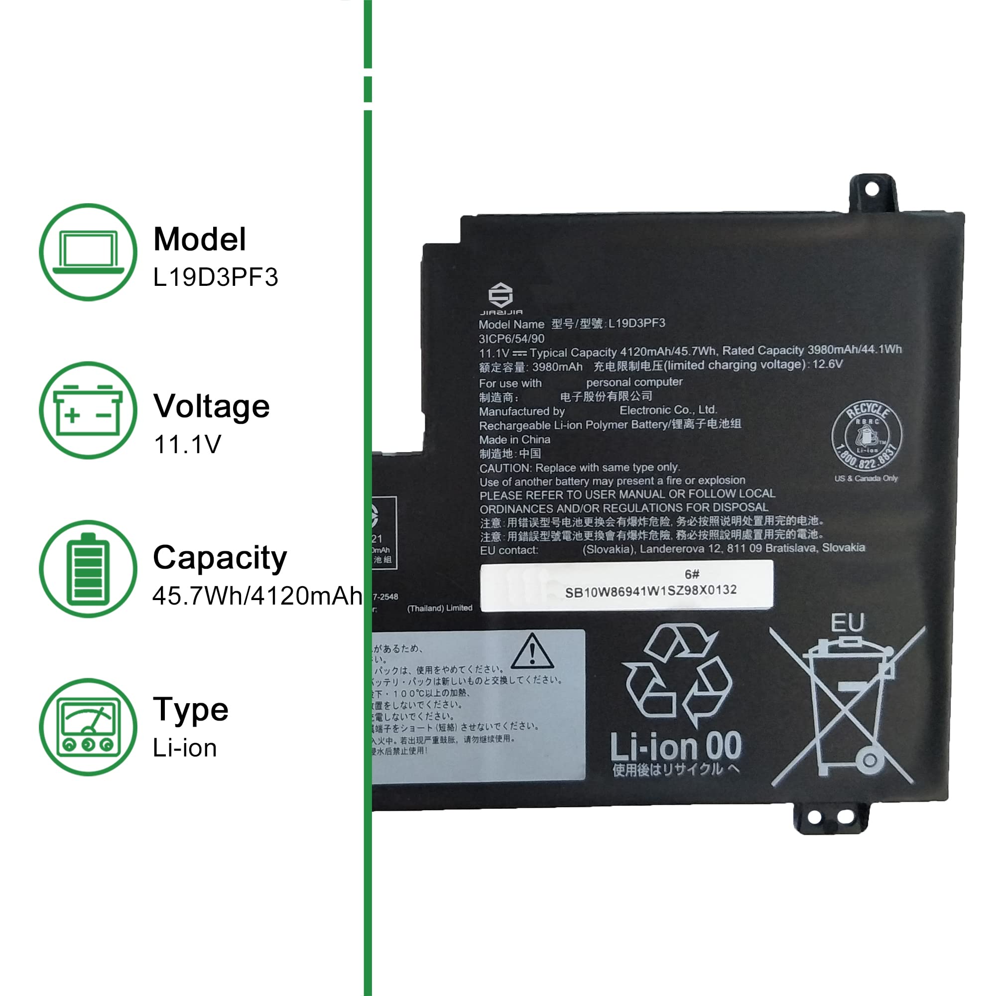 Bisagras De Pantalla Lcd Para Lenovo Ideapad 5-15alc05 82ln | Envío gratis