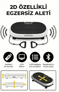 Kochler 2D Titreşimli Egzersiz Aleti, Bluetooth Ho
