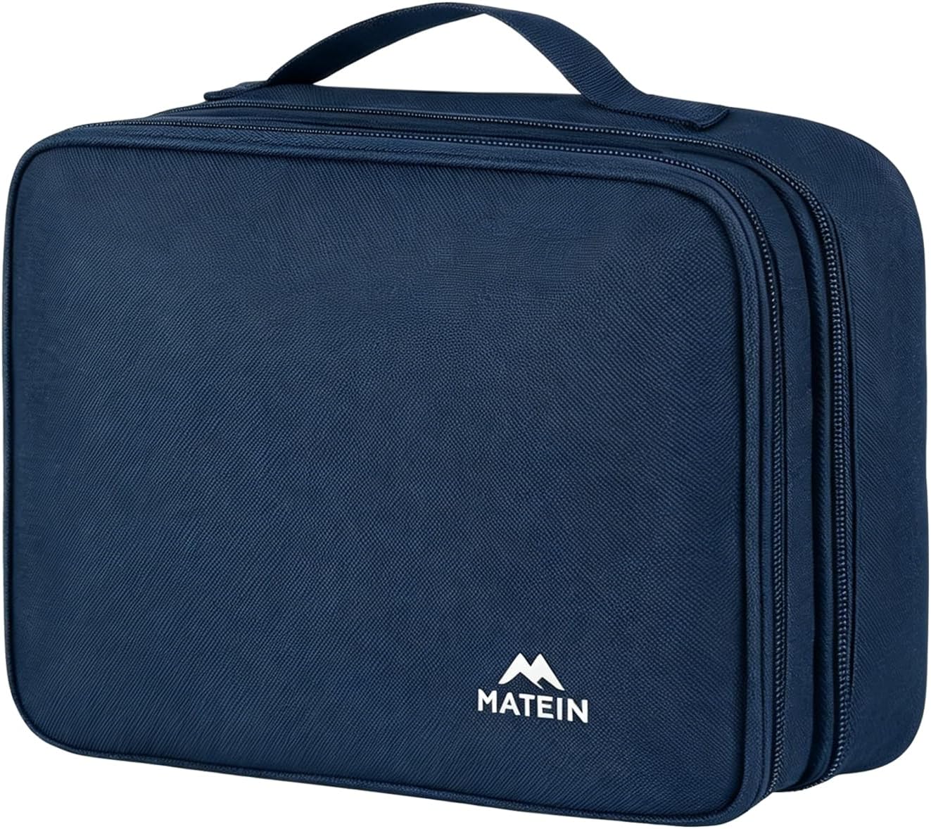 MATEIN Kabel Organizer Tasche für Ladekabel | Elektronik Organizer mit 3 Verschiedene Fächer, Tragbarer Kabel Tasche für Ladekabel, Tech Pouch für Handy, Tablet,Marineblau