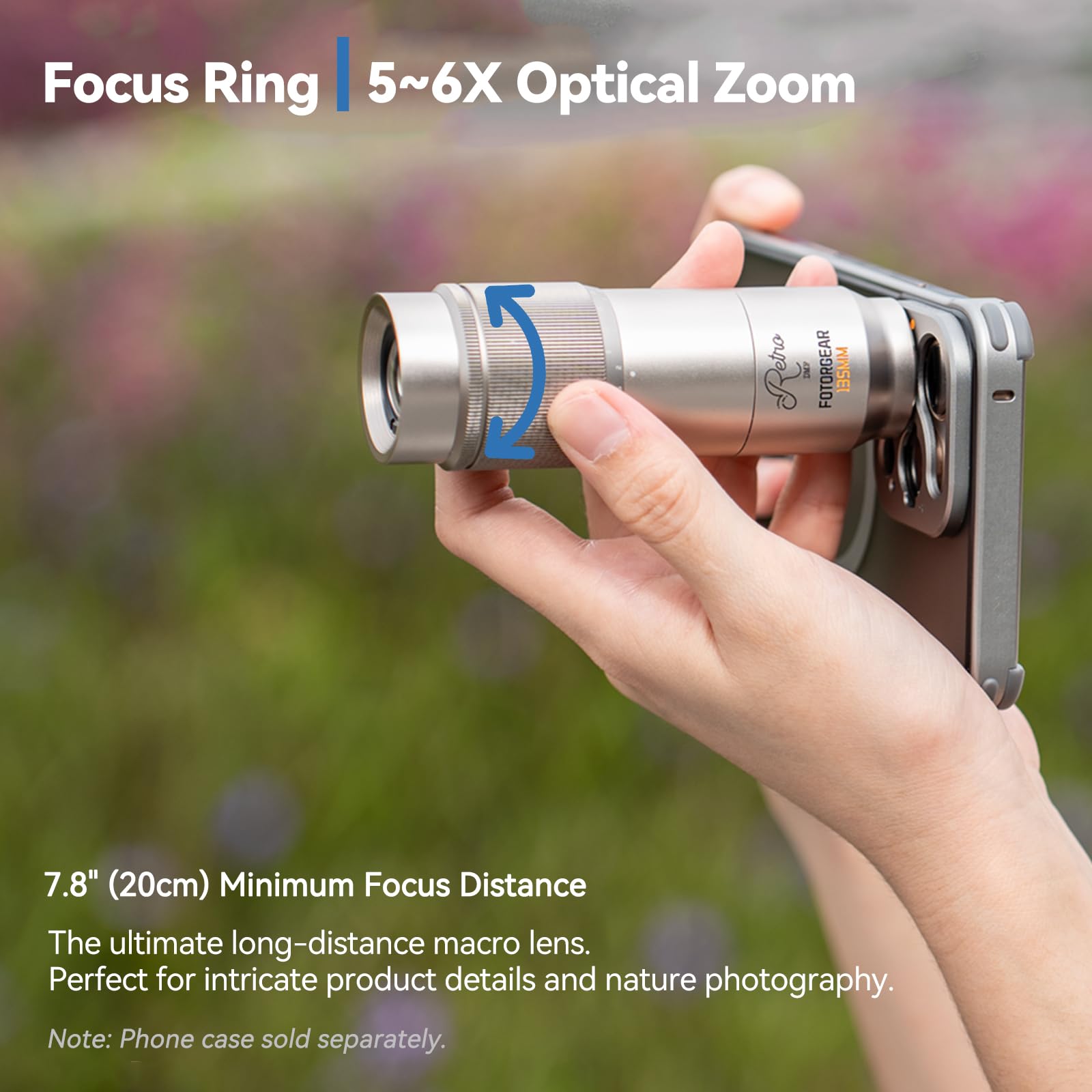 Amazon.co.jp: Fotorgear 135mm 望遠電話レンズ ポートレート写真用