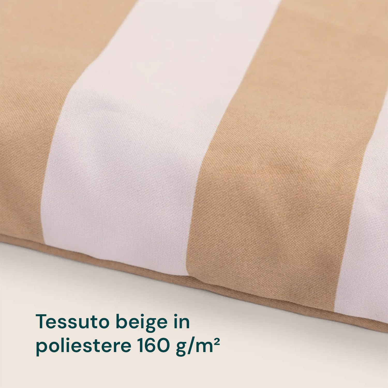 Avilia Dondolo da Giardino 3 Posti con Tettuccio – Dondolo da Esterno in Acciaio Antracite con Seduta Beige, Struttura Robusta e Parasole Regolabile per Patio, Terrazzo, Veranda