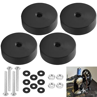 4 Pack 1.32" x 0.39" Wide Wheel for Antique Si-nger Treadle Sewing Machines - Durable and Easy to Install