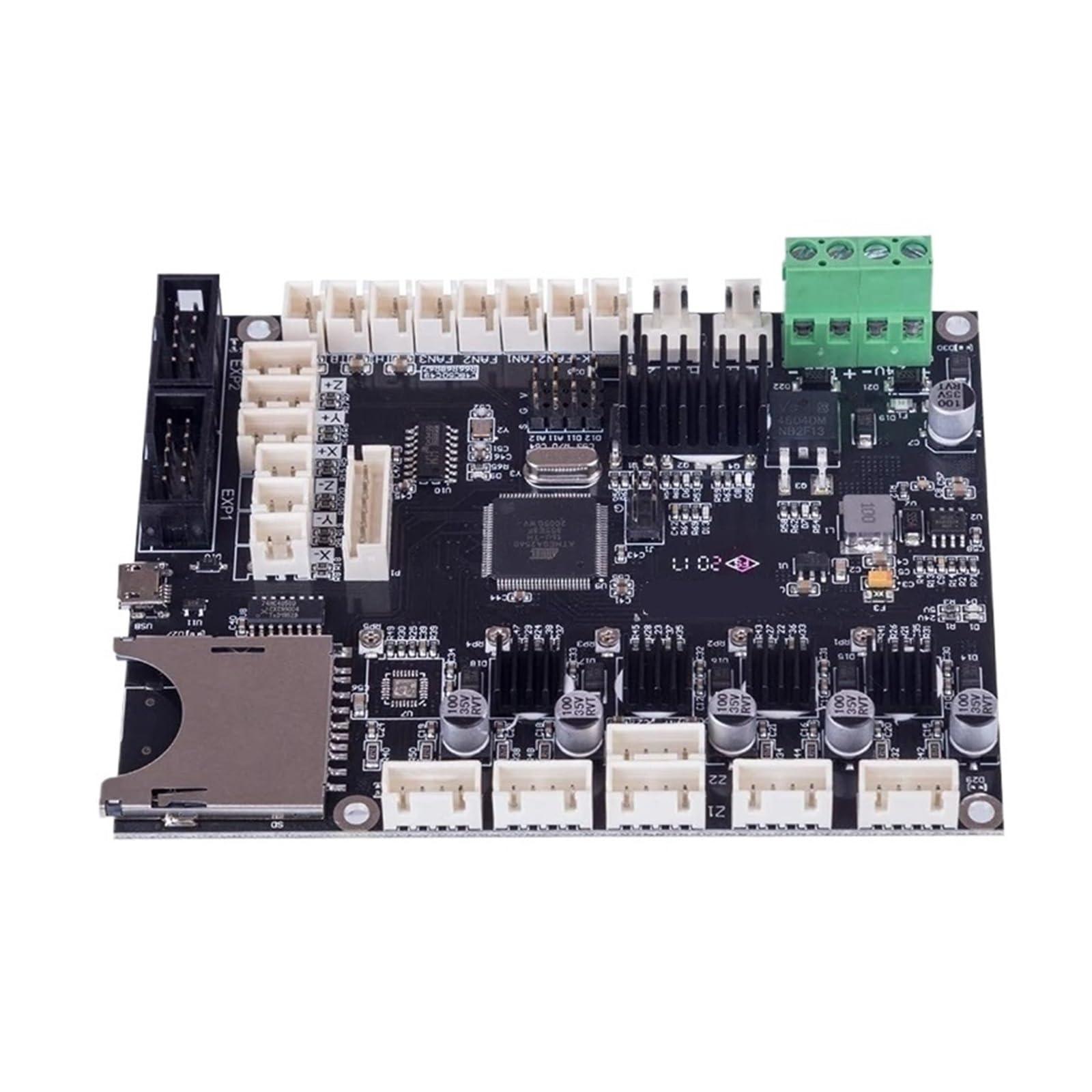 Scheda Madre Silenziosa Compatibile Con Creality CR-10 V2 V3 | Stampa 3D, funzionamento silenzioso, controllo stabile, sostituzione della scheda controller(CR-10 V2)